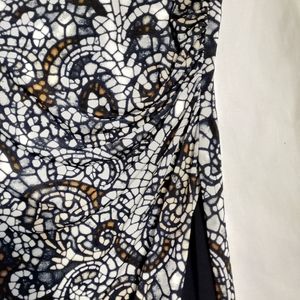 Connected Apparel dress 10p Petite Navy